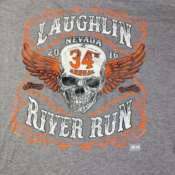 Laughlin Nevada River Run 35Th Annual 2016 T-Shirt‎ Size 2XL Used - Picture 2 of 9